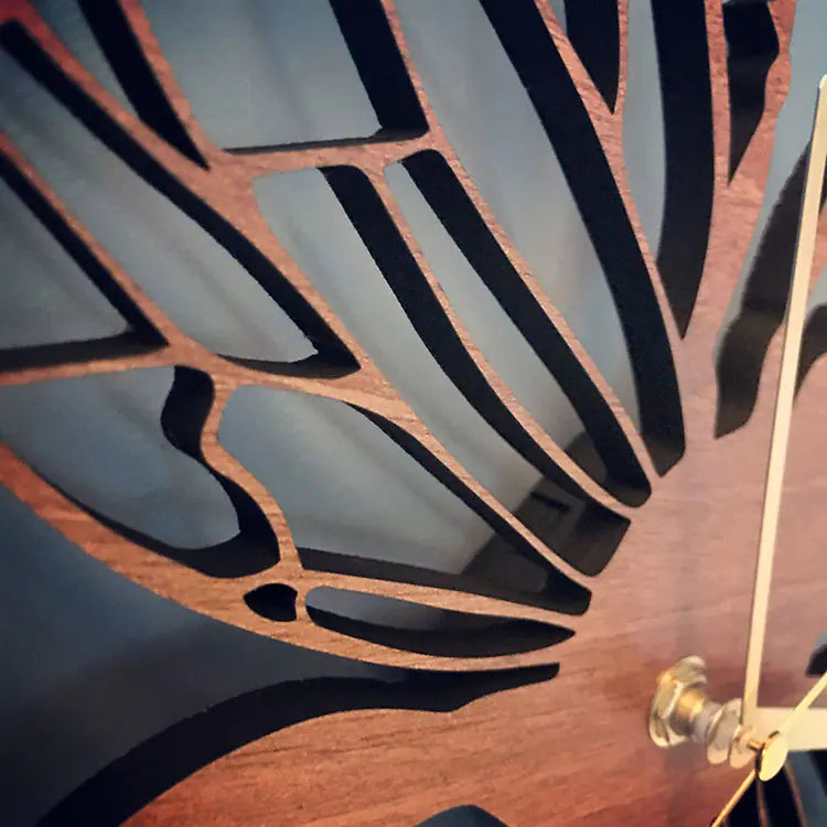 Bamboo Bee Wall Clock